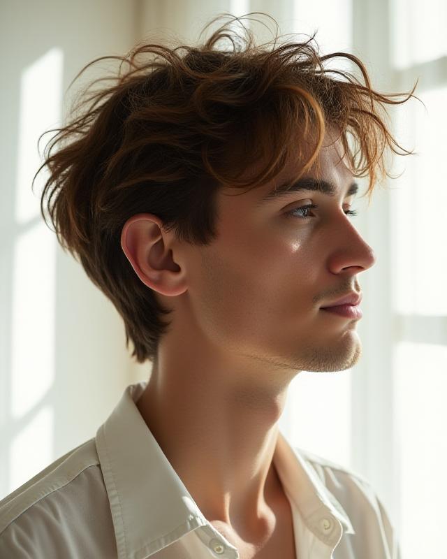 Coupe aux ciseaux style naturel